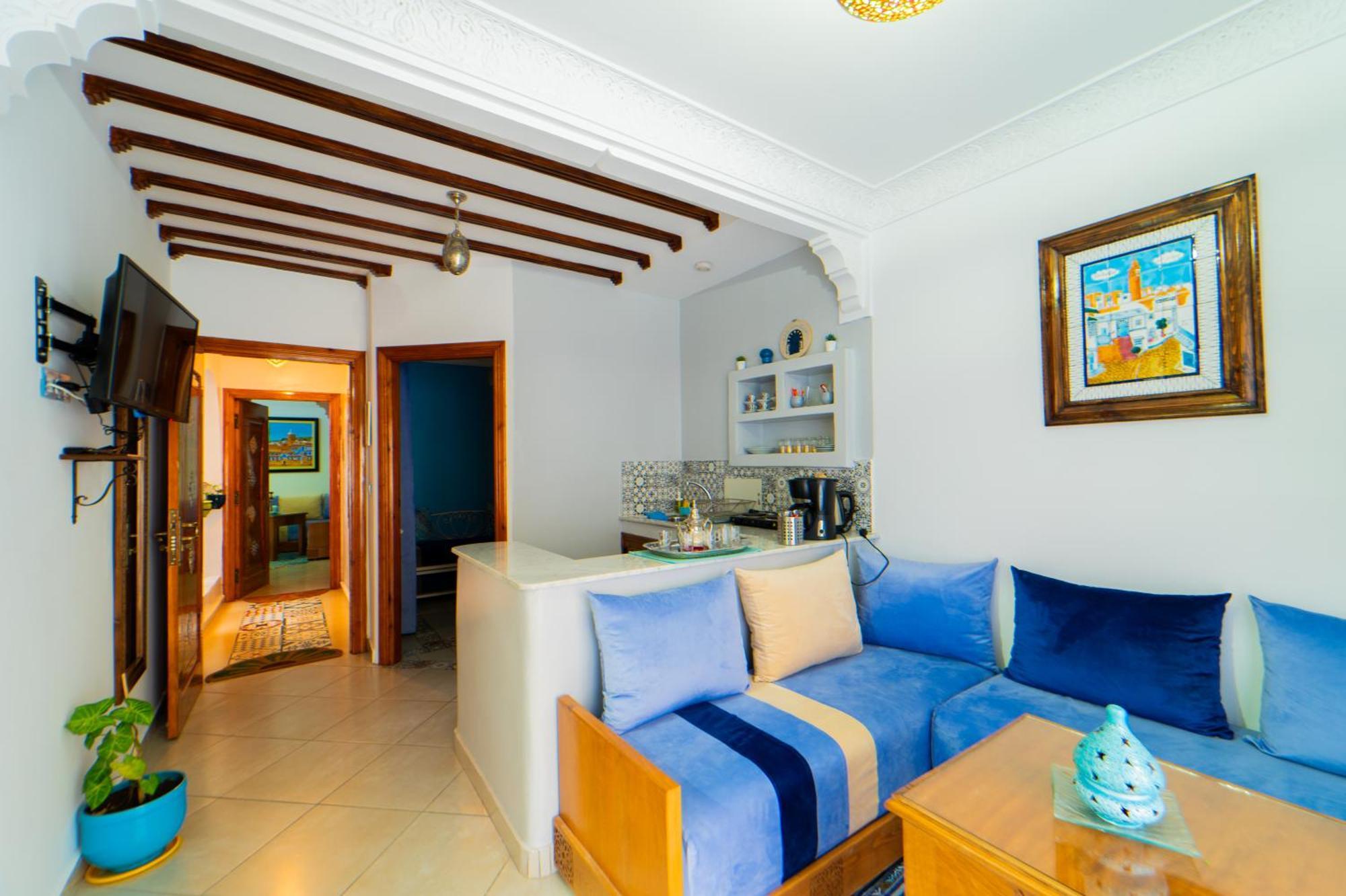 Apartament Dar Jinane Szafszawan Zewnętrze zdjęcie