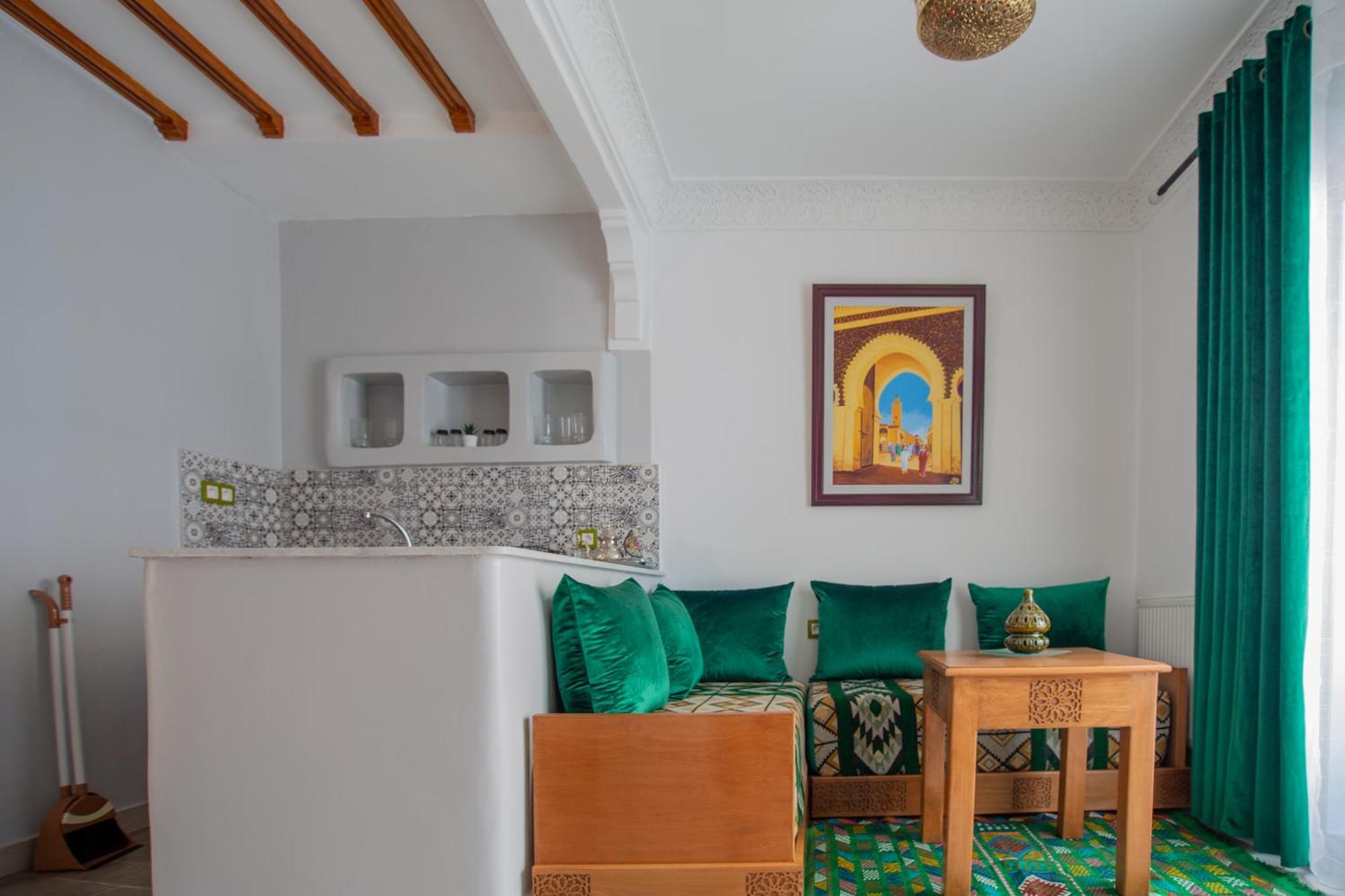 Apartament Dar Jinane Szafszawan Zewnętrze zdjęcie